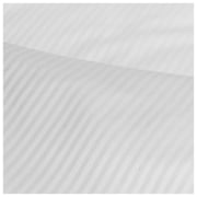 Cover Queen 245X265cm Satin Stripe With 2 Pillow cover White