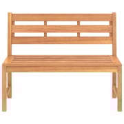 Vidaxl Garden Bench 114 Cm Solid Teak Wood Vidaxl Garden Bench 114 Cm Solid Teak Wood