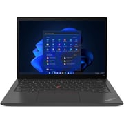 Lenovo ThinkPad T14 Gen 3 (2022) Laptop - 12th Gen / Intel Core i7-1260P / 14inch WUXGA / 512GB SSD / 16GB RAM / 2GB NVIDIA GeForce MX550 Graphics / Windows 11 Pro / English & Arabic Keyboard / Black / Middle East Version - [21AH006LGR]