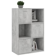 Vidaxl Storage Cabinet Concrete Grey 60x29.5x90 Cm Engineered Wood Vidaxl Storage Cabinet Concrete Grey 60x29.5x90 Cm Engineered Wood