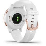 Garmin Venu 2S Rose Gold Stainless Steel Bezel with White Case and Silicone Band 40mm Smartwatch Garmin Venu 2S Rose Gold Stainless Steel Bezel with White Case and Silicone Band 40mm Smartwatch