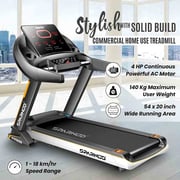 Sparnod Fitness Stc-4850 (4 Hp Ac Motor) Automatic Motorized Walking And Running Semi-commercial Treadmill Black Sparnod Fitness Stc-4850 (4 Hp Ac Motor) Automatic Motorized Walking And Running Semi-commercial Treadmill Black