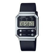 Casio Vintage A100wel-1adf Digital Leather Strap Watch Casio Vintage A100wel-1adf Digital Leather Strap Watch