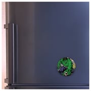Marvel Comic Incredible Hulk Round Magnet by Wackylicious Marvel Comic Incredible Hulk Round Magnet by Wackylicious