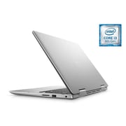 Dell Inspiron 5481 Convertible Touch Laptop - Core i3 2.2GHz 4GB 128GB Win10 14inch HD Silver English Keyboard