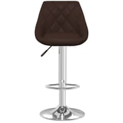 Vidaxl Bar Stools 2 Pcs Brown Faux Leather Vidaxl Bar Stools 2 Pcs Brown Faux Leather