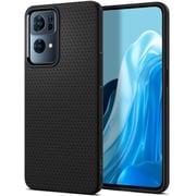 Spigen Liquid Air Designed For Oppo Reno 7 Pro 5g Case Cover - Matte Black Spigen Liquid Air Designed For Oppo Reno 7 Pro 5g Case Cover - Matte Black