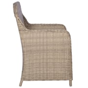 Vidaxl Outdoor Chairs With Cushions 2 Pcs Poly Rattan Brown Vidaxl Outdoor Chairs With Cushions 2 Pcs Poly Rattan Brown