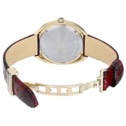 Versace Shadov Red Leather Watch For Women VEBM00918 Versace Shadov Red Leather Watch For Women VEBM00918