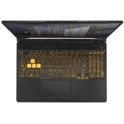 Asus TUF FX506HEHN004W Gaming Laptop - Core i7 2.3GHz 16GB 512GB 4GB Win11 15.6inch FHD Grey NVIDIA GeForce RTX 3050 English/Arabic Keyboard