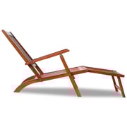 vidaXL Outdoor Deck Chair with Footrest Solid Acacia Wood vidaXL Outdoor Deck Chair with Footrest Solid Acacia Wood