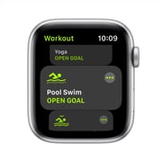Apple Watch SE GPS 40mm Silver Aluminum Case with White Sport Band Apple Watch SE GPS 40mm Silver Aluminum Case with White Sport Band