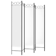 vidaXL 6-Panel Room Divider White 240x200 cm Fabric vidaXL 6-Panel Room Divider White 240x200 cm Fabric