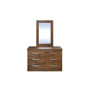 Pan Emirates Milano Dressing Table With Mirror Walnut