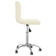 Vidaxl Swivel Office Chair Cream Fabric Vidaxl Swivel Office Chair Cream Fabric