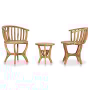 Vidaxl 3 Piece Garden Bistro Set Solid Teak Wood Vidaxl 3 Piece Garden Bistro Set Solid Teak Wood