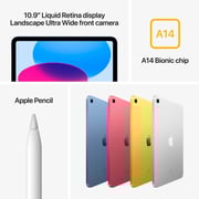 Apple iPad 10th Generation 10.9-inch (2022) - WiFi 64GB Pink - Middle East Version Apple iPad 10th Generation 10.9-inch (2022) - WiFi 64GB Pink - Middle East Version