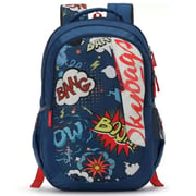 Skybag BPFIGP5BLU, Figo Plus 05 Unisex Blue School Backpack 30 Litres