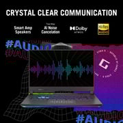 ASUS ROG Strix G17 (2022) Gaming Laptop - AMD Ryzen 9-6900HX / 17.3inch WQHD / 16GB RAM / 1TB SSD / 8GB NVIDIA GeForce RTX 3070 Ti Graphics / Windows 11 Home / English & Arabic Keyboard / Grey / Middle East Version - [G713RW-LL107W]
