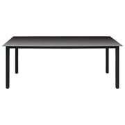 Vidaxl 7 Piece Garden Dining Set Black Vidaxl 7 Piece Garden Dining Set Black