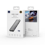 Wiwu T9G 8 In 1 USB-C Hub Wiwu T9G 8 In 1 USB-C Hub