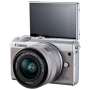 Canon EOS M100 Mirrorless Digital Camera Body Grey With EF-M15-45 IS STM Lens Canon EOS M100 Mirrorless Digital Camera Body Grey With EF-M15-45 IS STM Lens