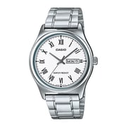 Casio Timepieces Grey Stainless Steel Men Watch MTP-V006D-7BUDF