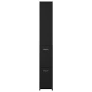 Vidaxl Bathroom Cabinet Black 25x25x170 Cm Engineered Wood Vidaxl Bathroom Cabinet Black 25x25x170 Cm Engineered Wood
