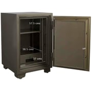 Mahmayi Tijori 77 Fire Safe With 2 Key Locks - Tough and Resilient Safe Box with Drawer Storage and Adjustable Shelf - Hammertone Finish - (50cm x 50cm x 77cm) Mahmayi Tijori 77 Fire Safe With 2 Key Locks - Tough and Resilient Safe Box with Drawer Storage and Adjustable Shelf - Hammertone Finish - (50cm x 50cm x 77cm)