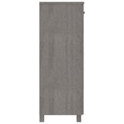 vidaXL Shoe Cabinet HAMAR Light Grey 85x40x108 cm Solid Wood Pine vidaXL Shoe Cabinet HAMAR Light Grey 85x40x108 cm Solid Wood Pine
