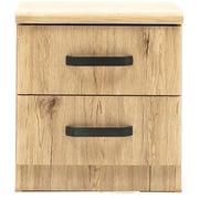 Raymond Summer Oak Nightstand Set of 2 Raymond Summer Oak Nightstand Set of 2