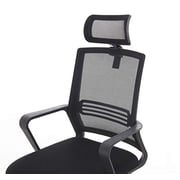 Mahmayi Sleekline 690033 Task Chair Mesh (Chair With Headrest Black) Mahmayi Sleekline 690033 Task Chair Mesh (Chair With Headrest Black)
