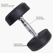 ULTIMAX Round Rubber Dumbbell Fitness Dumbbell Hand Weights Dumbbells Chrome Handle Dumbbell Professional Arm Muscle Exercise Equipment Gym and Home Fitness Equipment-1 Pcs (22.5Kg) ULTIMAX Round Rubber Dumbbell Fitness Dumbbell Hand Weights Dumbbells Chrome Handle Dumbbell Professional Arm Muscle Exercise Equipment Gym and Home Fitness Equipment-1 Pcs (22.5Kg)