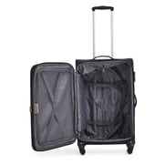 Eminent S014020BLK Nylon Spinner Luggage Trolley Case Black 20