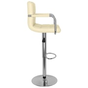 Vidaxl Bar Stool Cream Faux Leather Vidaxl Bar Stool Cream Faux Leather