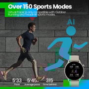 Amazfit A1971 GTR3 Smart Watch Grey + A2005 Band 5 Fitness Tracker Olive