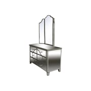 Pan Emirates Dubai Collection Dressing Table With Mirror Silver Pan Emirates Dubai Collection Dressing Table With Mirror Silver