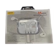 Aspor A215 Wired In Ear Earphone White Aspor A215 Wired In Ear Earphone White