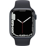 Apple Watch Series 7 GPS + Cellular, 45mm Midnight Aluminium Case with Midnight Sport Band