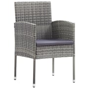 Vidaxl 7 Piece Garden Dining Set Poly Rattan Anthracite Vidaxl 7 Piece Garden Dining Set Poly Rattan Anthracite