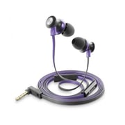 Cellular Line In Ear Headset Black/Purple