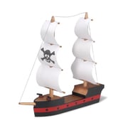 Darice 9181-32 Wooden Model, Pirate Ship Kit, (8.25 Darice 9181-32 Wooden Model, Pirate Ship Kit, (8.25