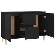 Vidaxl Sideboard Black 103.5x35x70 Cm Chipboard Vidaxl Sideboard Black 103.5x35x70 Cm Chipboard