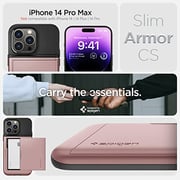 Spigen Slim Armor CS designed for iPhone 14 Pro Max case cover (2022) - Rose Gold
