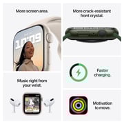 Apple Watch Nike Series 7 GPS, 41mm Midnight Aluminium Case with Anthracite/Black Nike Sport Band Apple Watch Nike Series 7 GPS, 41mm Midnight Aluminium Case with Anthracite/Black Nike Sport Band