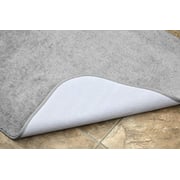 Garland Rug 3-Piece Traditional Nylon Washable Bathroom Rug Set, Platinum Gray Garland Rug 3-Piece Traditional Nylon Washable Bathroom Rug Set, Platinum Gray