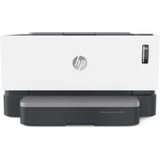 HP Neverstop Laser 1000W Wireless - Print Speed up to 21 Page Per Minute, Toner preloaded to print up to 5000 pages - White [4RY23A]