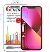 MARGOUN 2 Pack for iPhone 14 Screen Protector Tempered Glass Clear MARGOUN 2 Pack for iPhone 14 Screen Protector Tempered Glass Clear