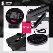 H Pro Twist Fitness Equipment Home Gym Mini Stepper With Twisting Waist Plate Dumbbell Handrail Elastic Rope LCD Display HM000MS-12