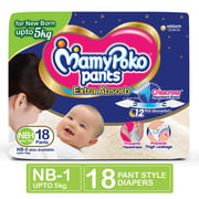 Mamypoko Jumbo Pack, Diaper Pants Extra Absorb, Size New Born upto 5Kg (216 Counts) Mamypoko Jumbo Pack, Diaper Pants Extra Absorb, Size New Born upto 5Kg (216 Counts)